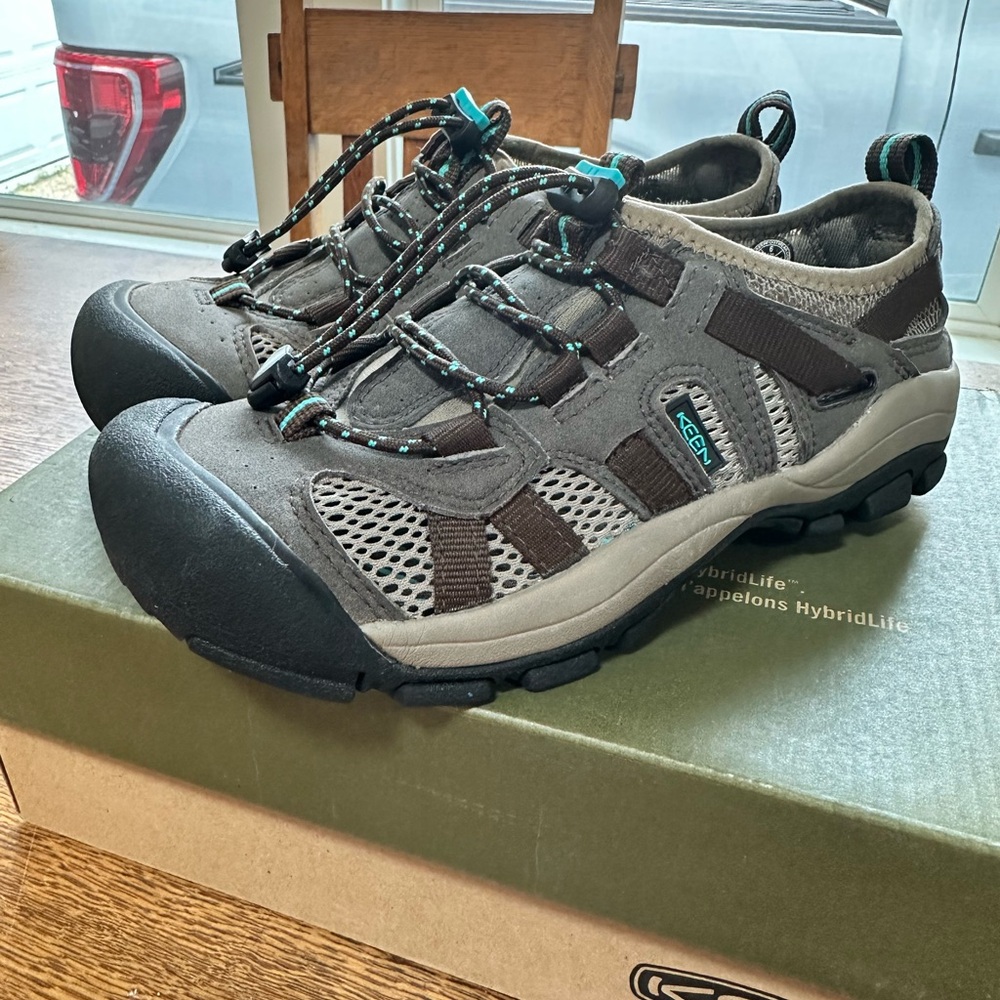 KEEN slate black and ceramic Trail Shoes